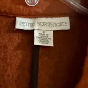 Petite Sophisticate Rust Jacket
